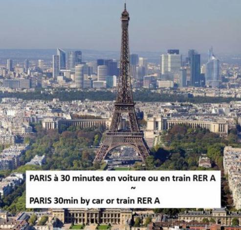 Appartement A 5 Min De Disney Proche Paris Chanteloup-en-Brie Esterno foto